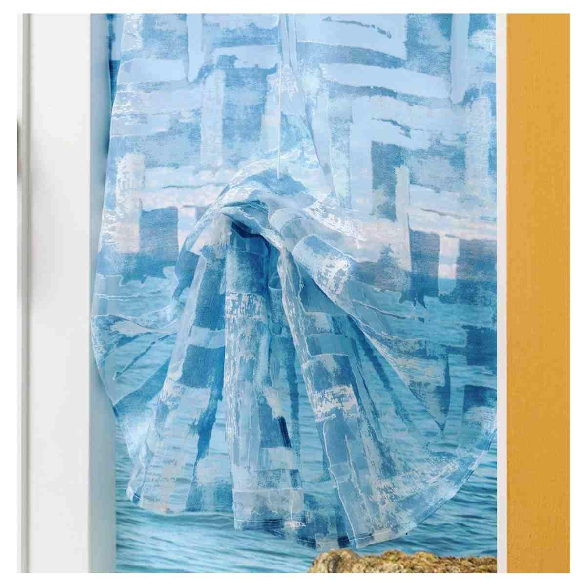 Tenda Coppia Nolita Regolabile Blu 60x230 | Angelo Carillo