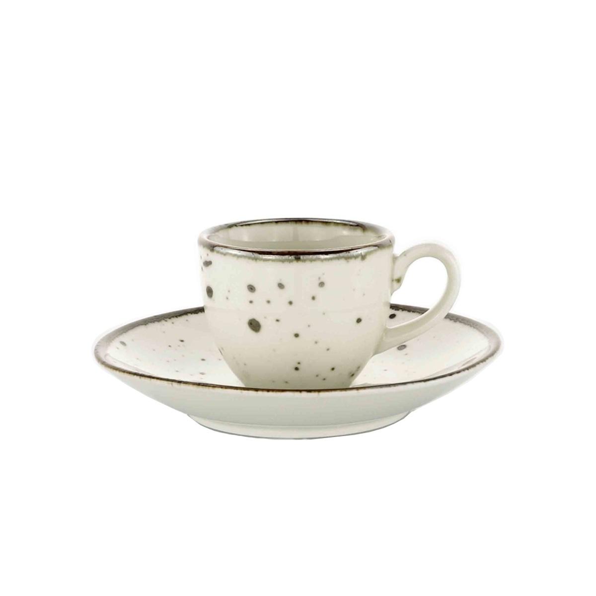 Tazzine Caff Set pz.6 Porcellana Weissestal Bianca | Weissestal