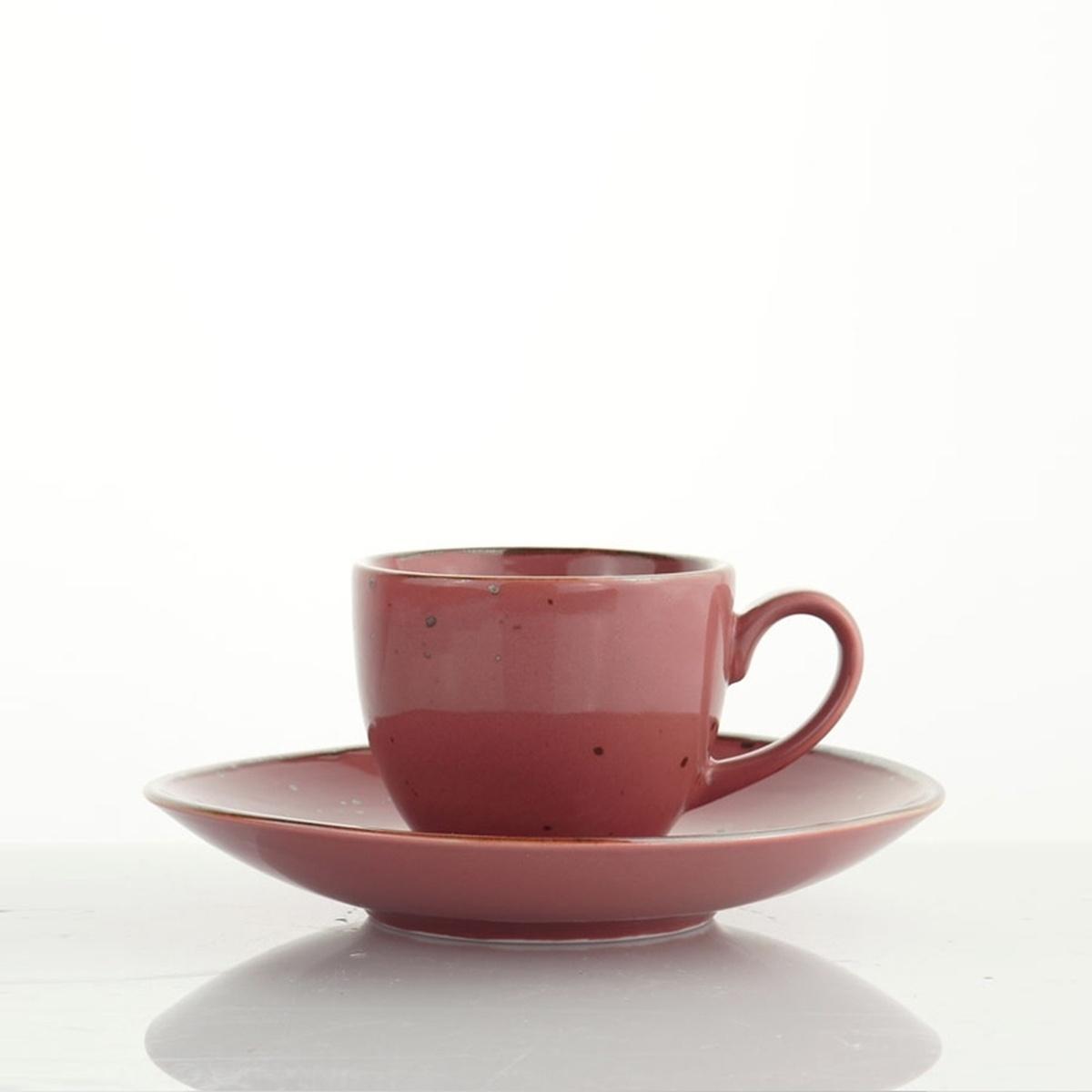 Tazzine Caff Set pz.6 Porcellana Weissestal Rosa | Weissestal