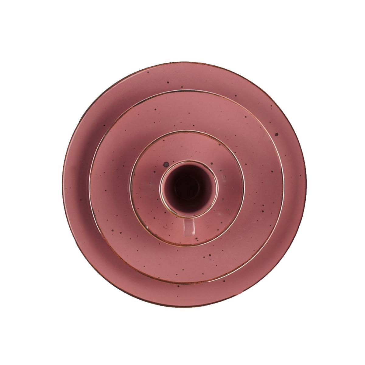 Tazzine Caff Set pz.6 Porcellana Weissestal Rosa | Weissestal