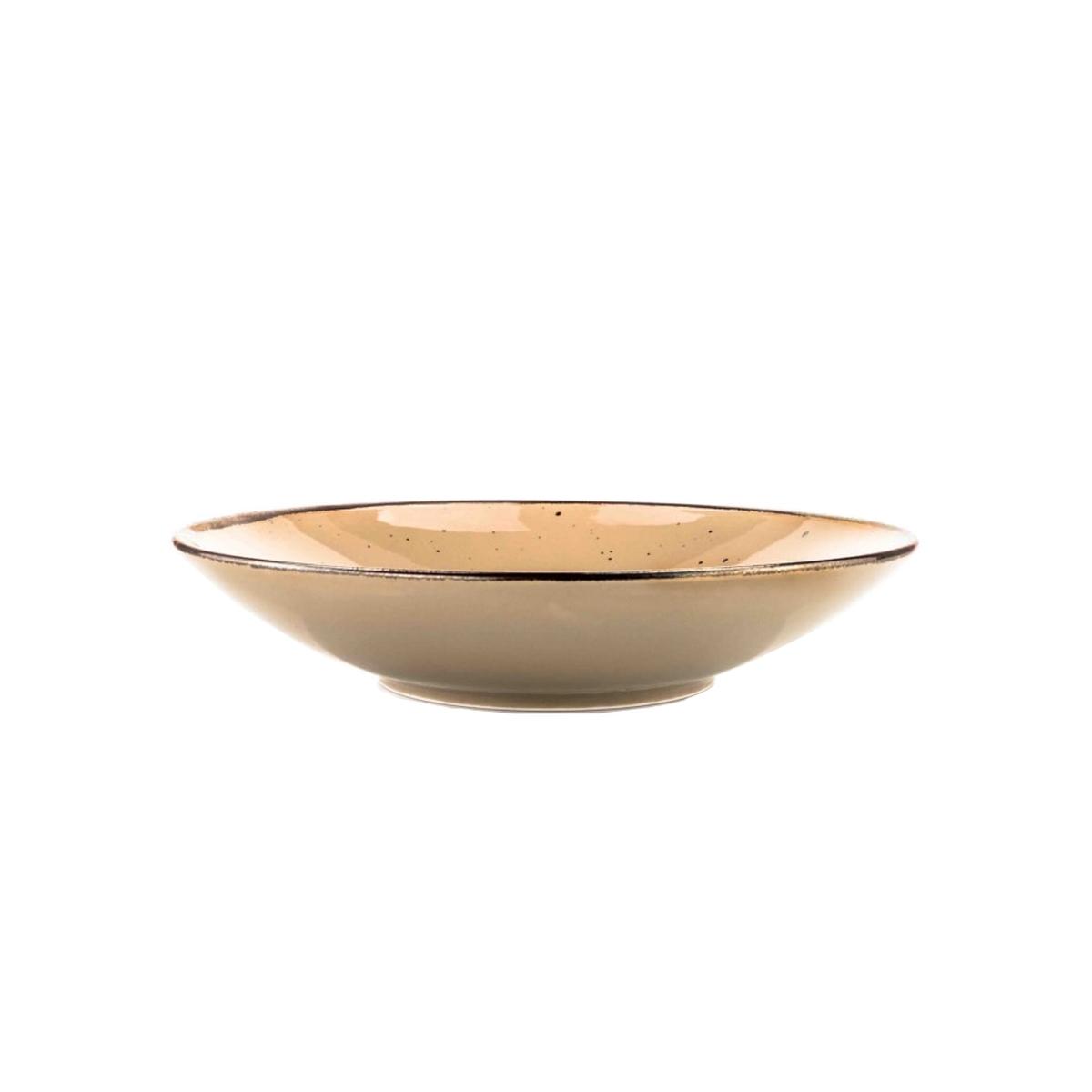Piatto Tavola Porcellana Weissestal Bowl cm.28 Tortora | Weissestal
