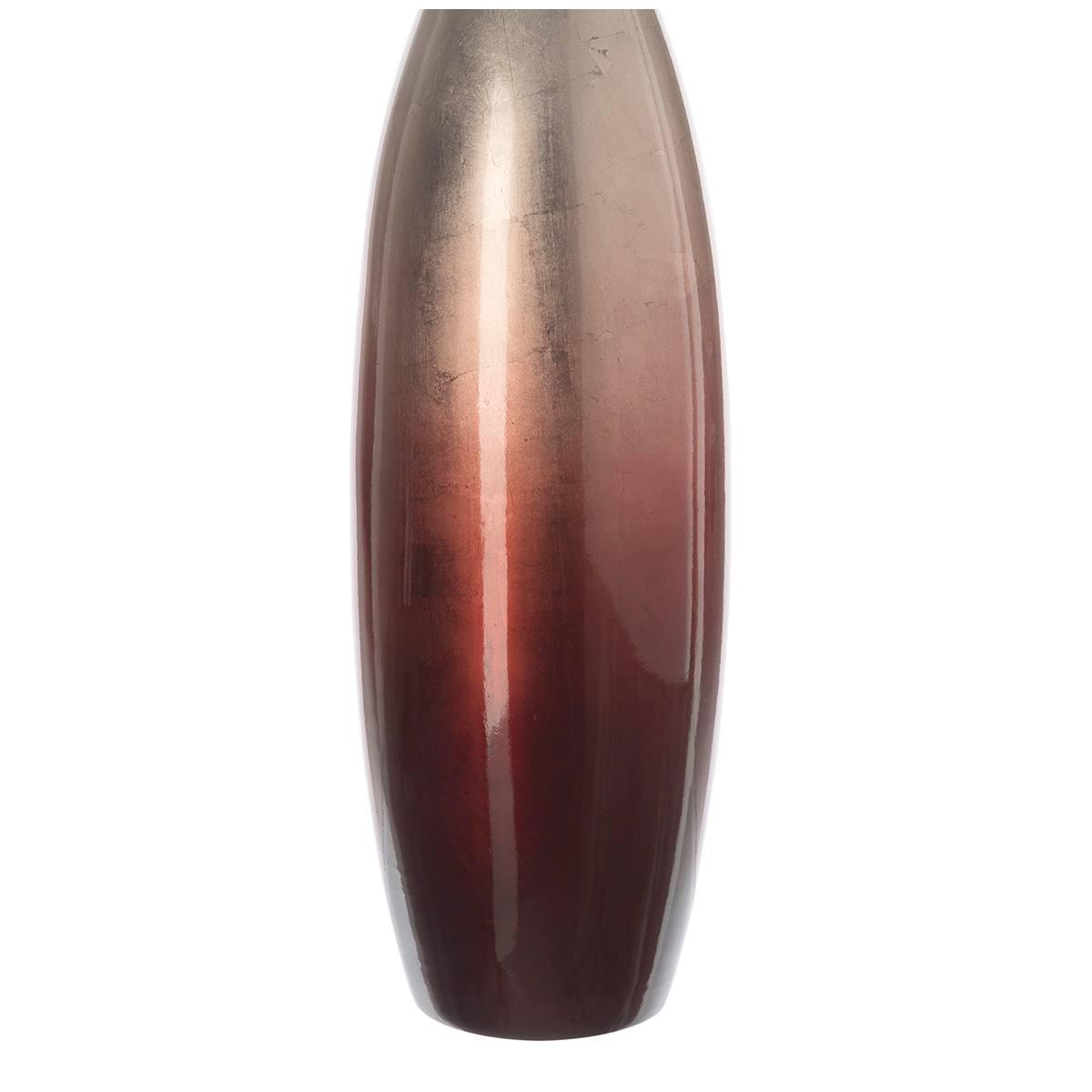 Vaso Ceramica Corallo Sfumato Alto cm.14x55