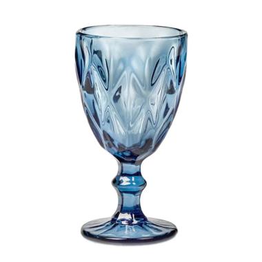Bicchiere Vetro Calice Loira Blu ml.290 pz.1