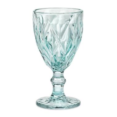 Bicchiere Vetro Calice Loira Azzurro ml.290 pz.1