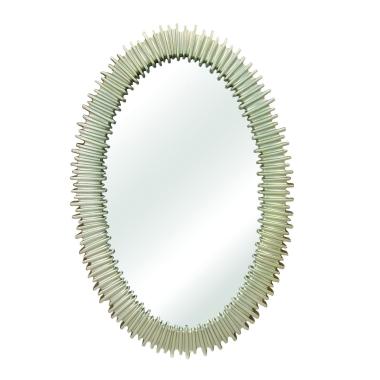 Specchio Resina Ovale Champagne cm.66,5x3x101