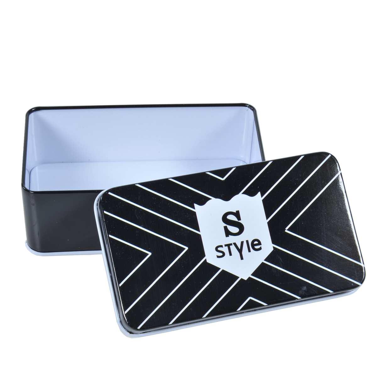 Scatola Metallo Porta Oggetti cm.12x7xh4 | Vacchetti