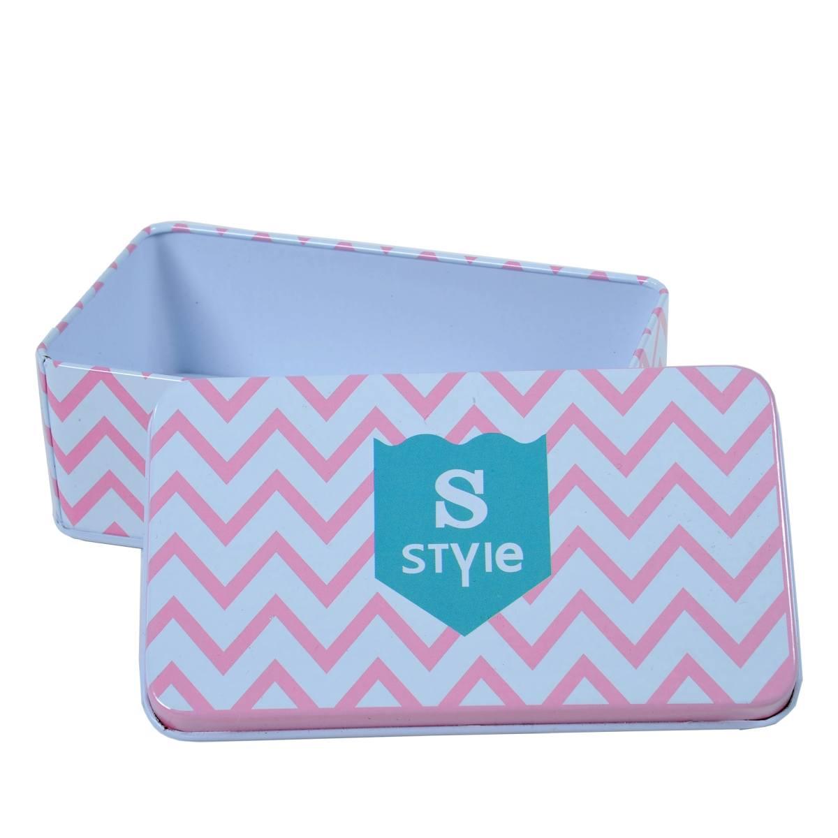 Scatola Metallo Porta Oggetti cm.12x7xh4 | Vacchetti