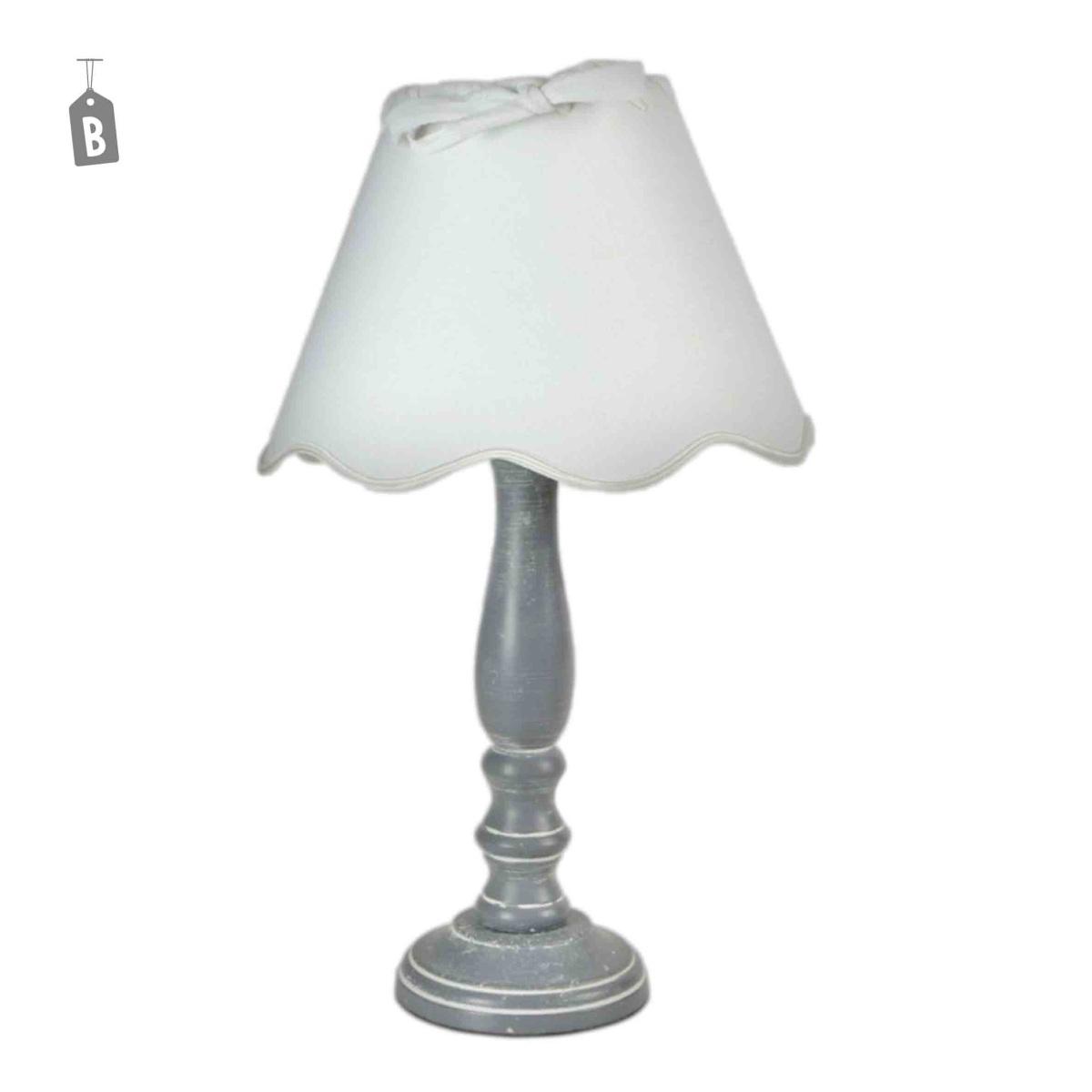 Lampada Tavolo Legno cm.35 3 Colori Assortiti | Vacchetti