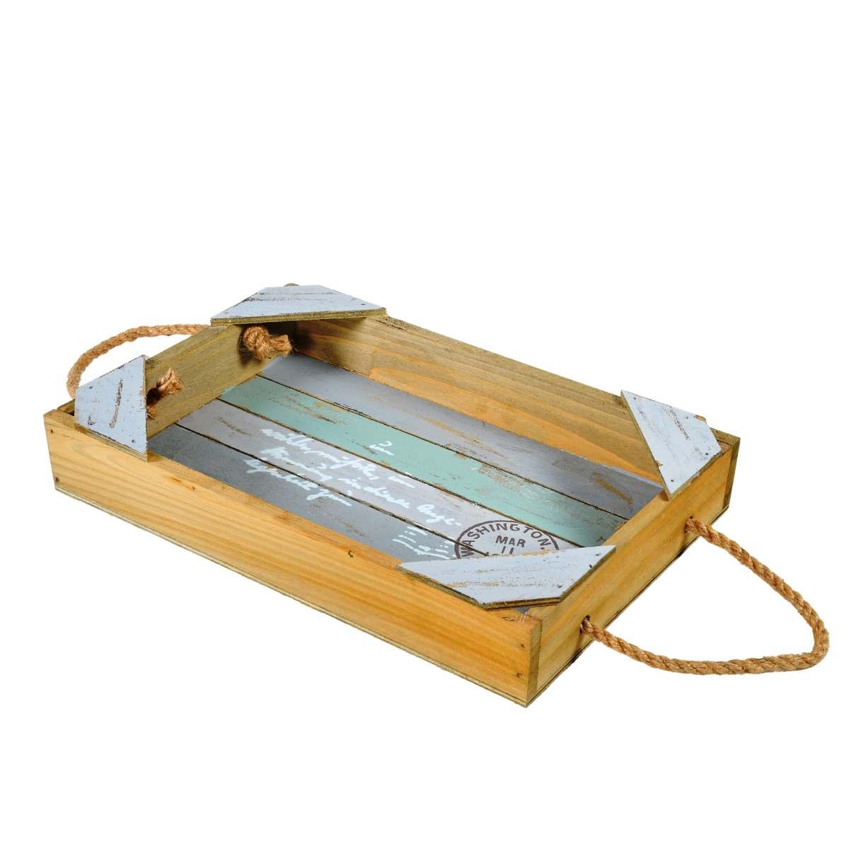 Vassoio Legno Rettangolare Mare cm.30x20x5 | Vacchetti