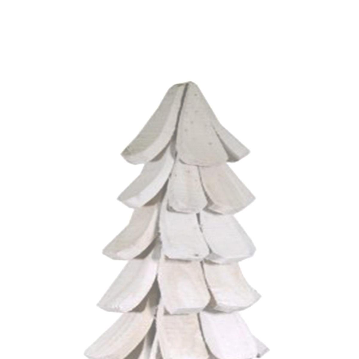 Albero Natale Legno Bianco cm.180