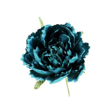 Fiore Peonia Blu cm.Ø14x22