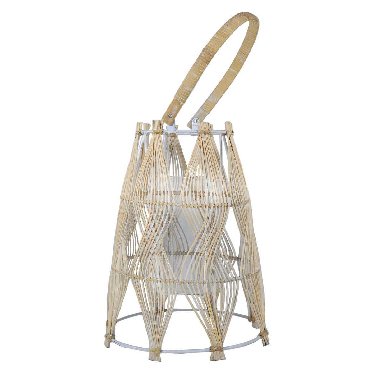 Lanterna cm.24x34 Vimini Beige |Vacchetti