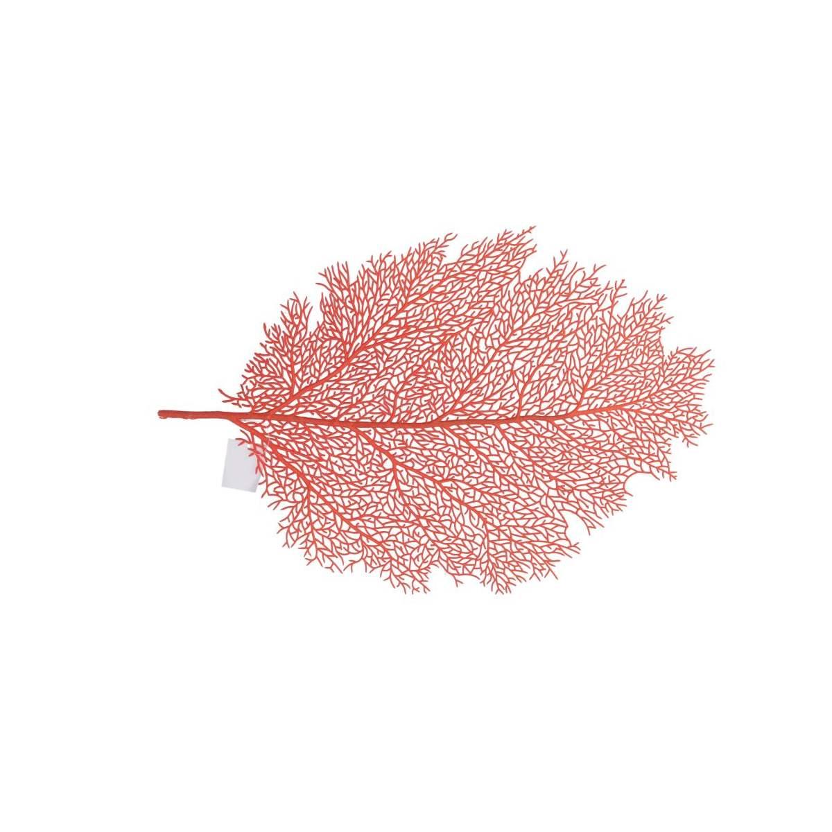 Tovaglietta Sottopiatto Foglia Arancio cm.56 | Vacchetti