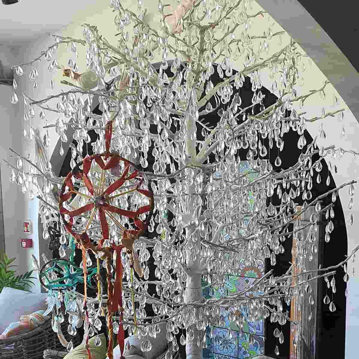 Albero Natale con 1008 Luci Led RGB + Telecomando cm.280