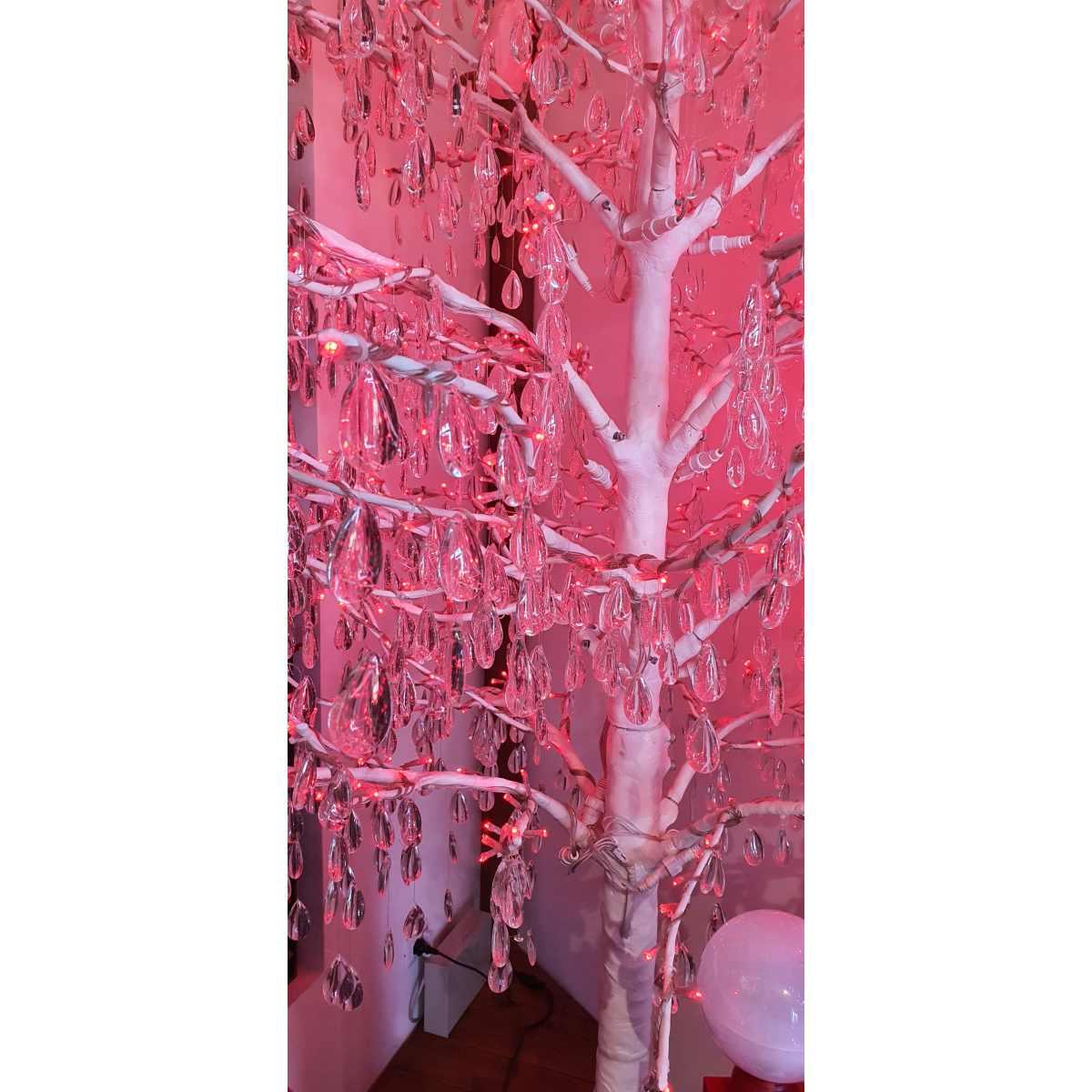 Albero Natale con 1008 Luci Led RGB + Telecomando cm.280