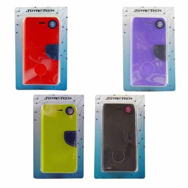 Cover iPhone 6 Ecopelle con Sportello 4 Colori