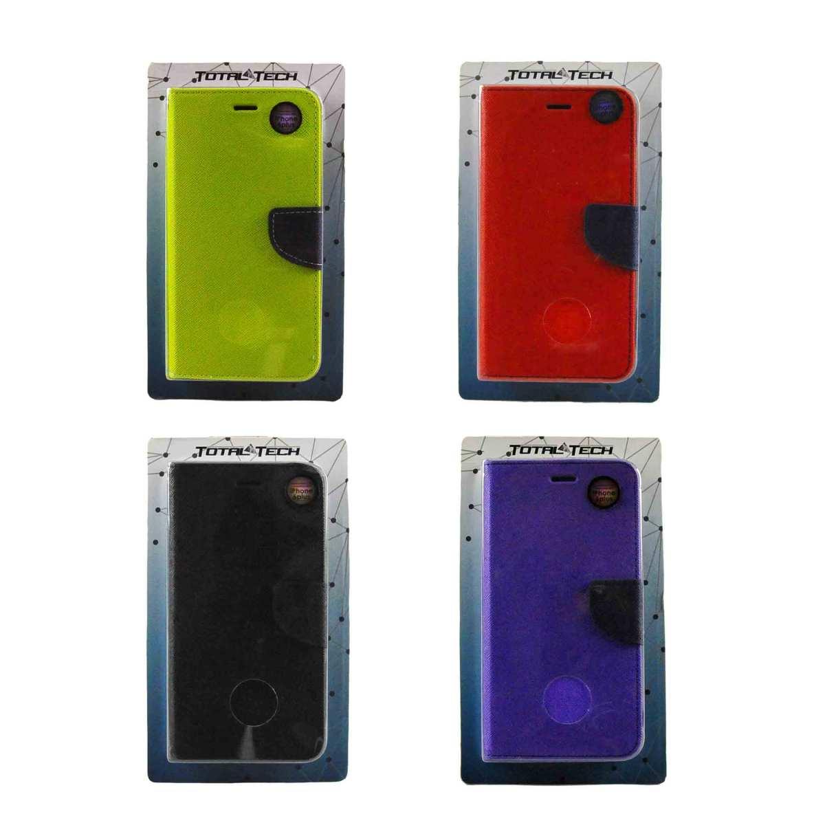 Cover iPhone 6 Plus Ecopelle Sportellino cm.8x15 4 Colori