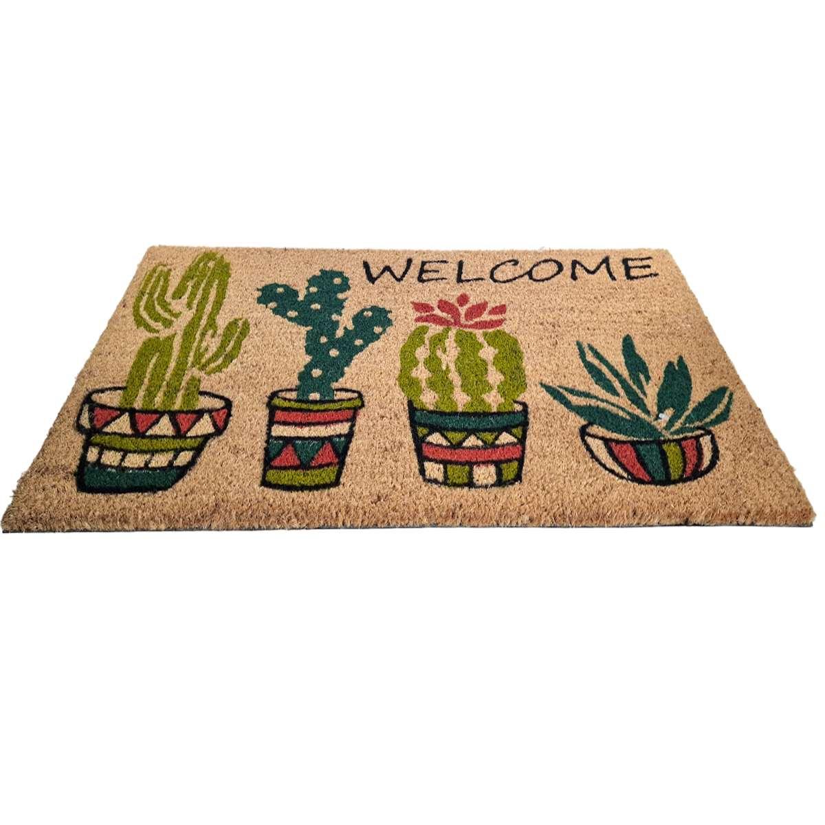 Zerbino Cocco Multicolor Cactus cm.40x70