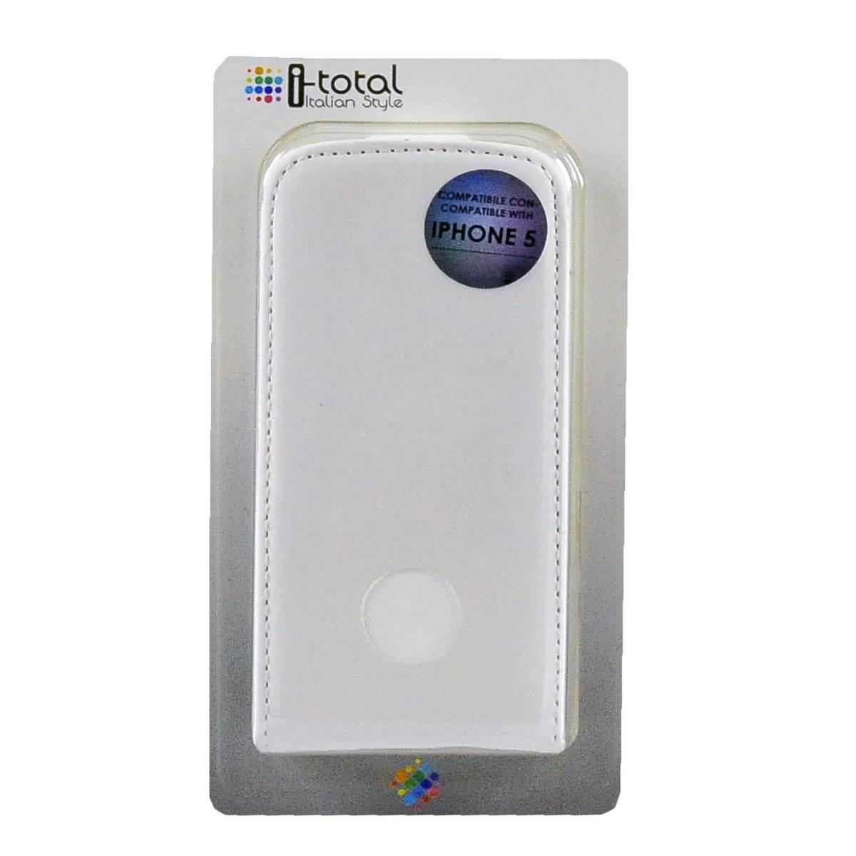 Cover iPhone 5-5S Eco-Pelle con Sportello 2 Colori