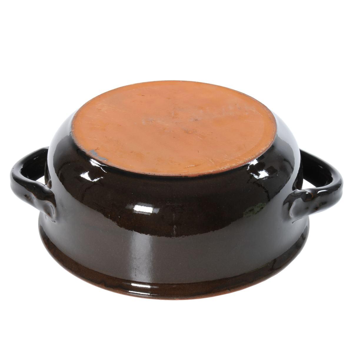 Tegame Terracotta cm.20 Valdelsa con Manici