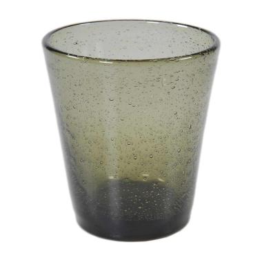 Bicchiere Vetro Acqua Surf grigio ml.250 pz.1