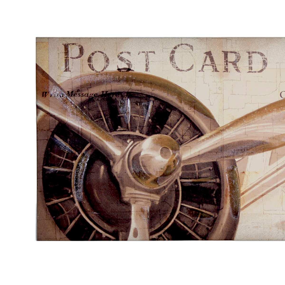 Quadro Tela Post Card con Elica cm.40x80