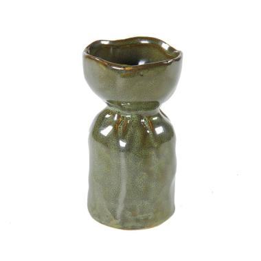Vaso Ceramica Tulip Verde cm.5x5xh11 | Innova