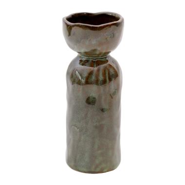 Vaso Ceramica Tulip Verde cm.Ø6x6xh15,5