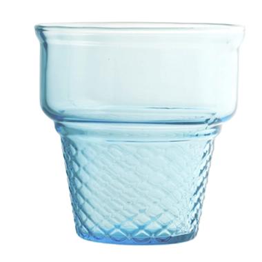Bicchiere Vetro Cornet Azzurro ml.245 pz.1