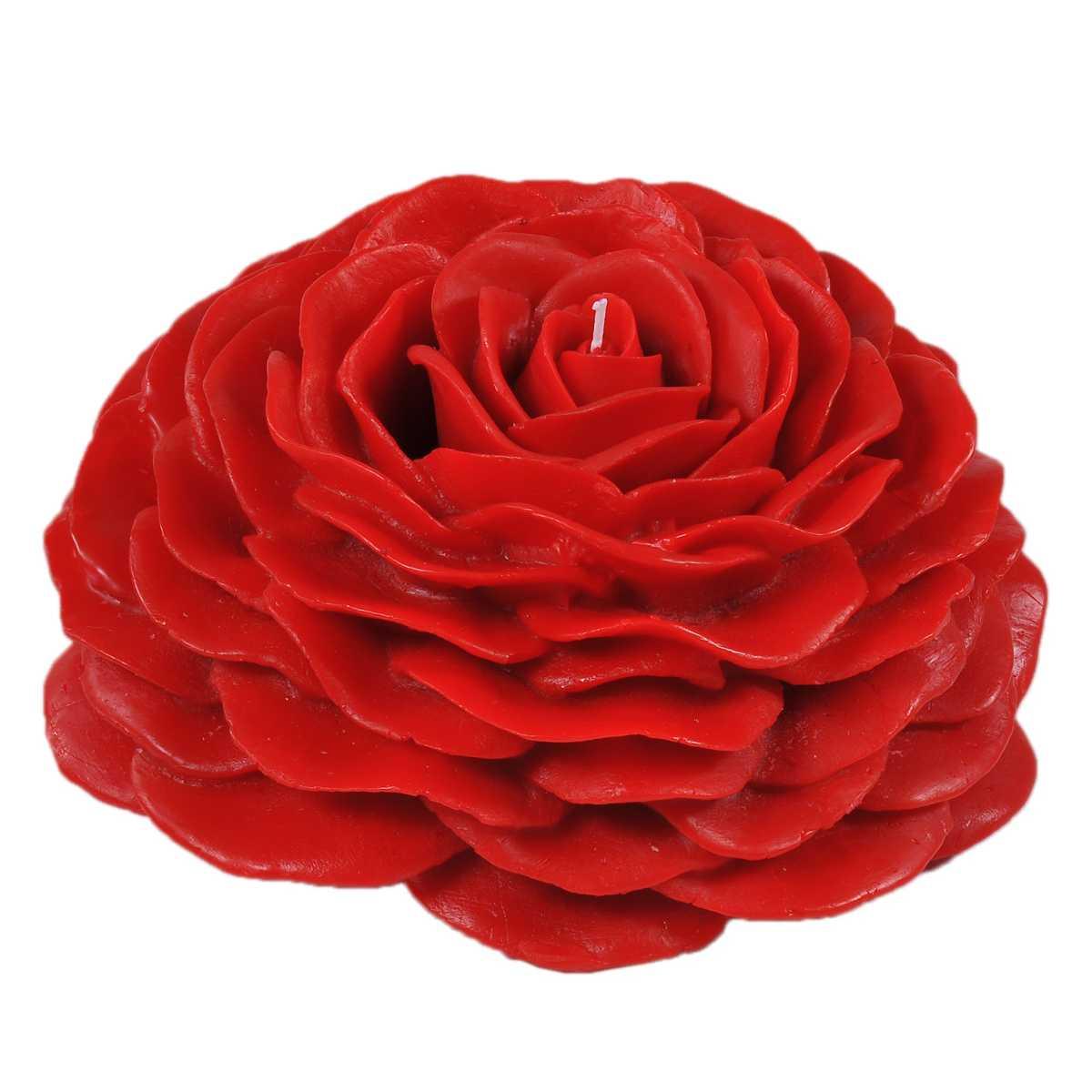 Candela cm.30 Rosa Canina Profumata Rossa |Cereria Parma