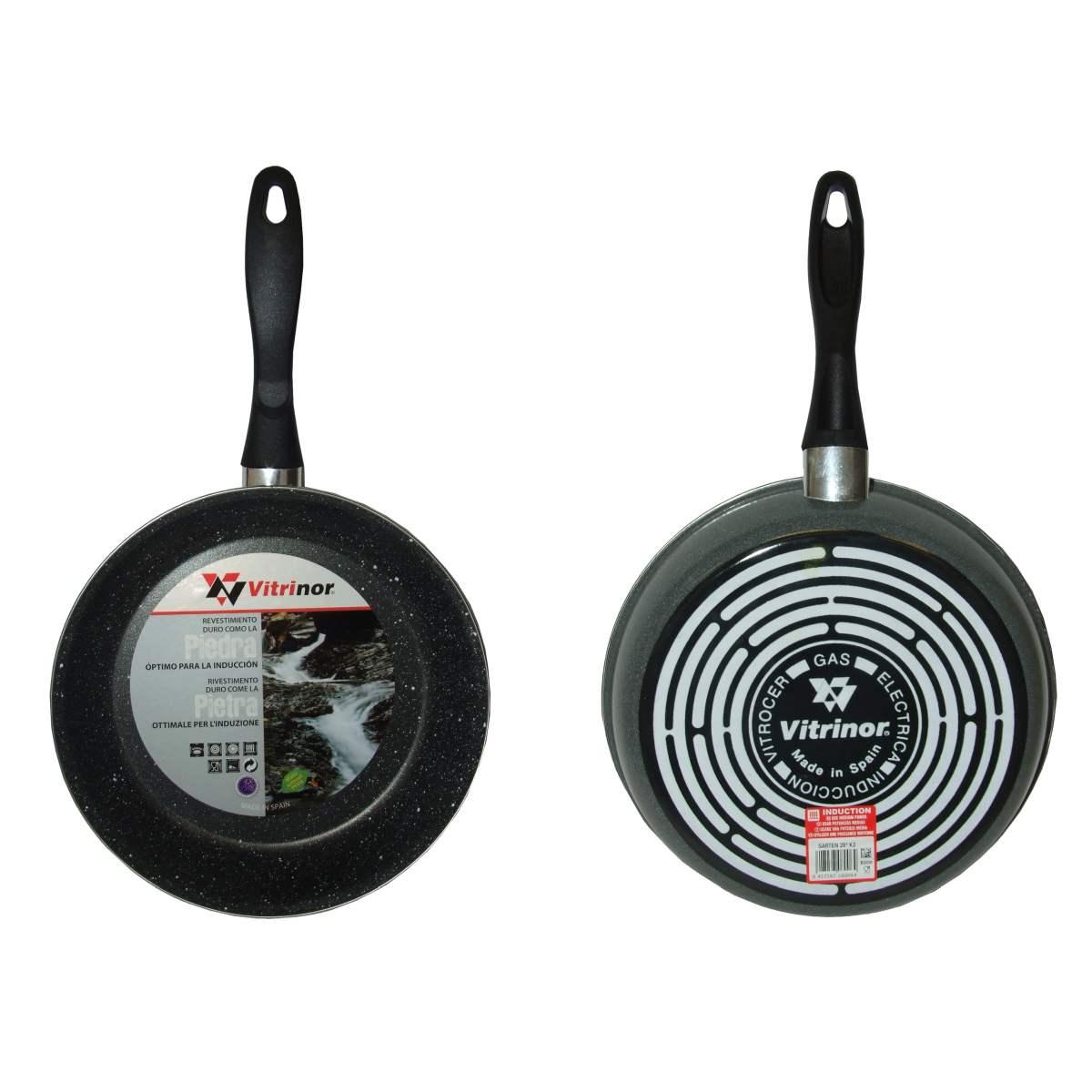 Vitrinor Braieri Sarten Pietra Padella Antiaderente 18cm