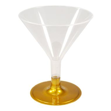 Bicchieri Cocktail Oro Cristal Set pz.6