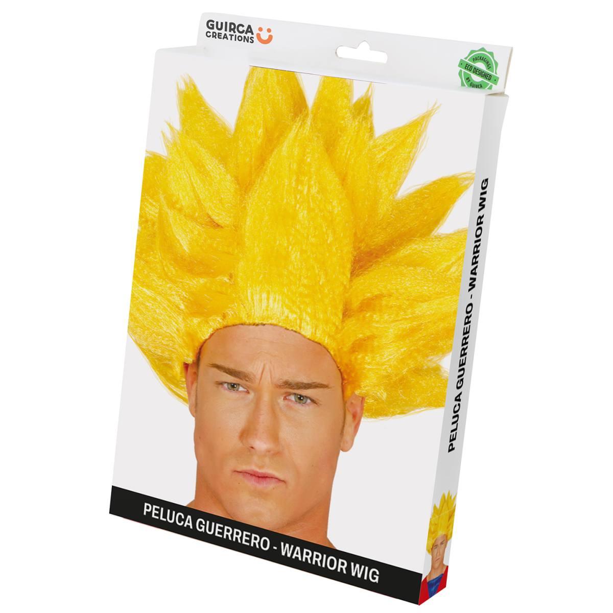 Parrucca Guerriero Male Dragon Ball Gialla |Guirca