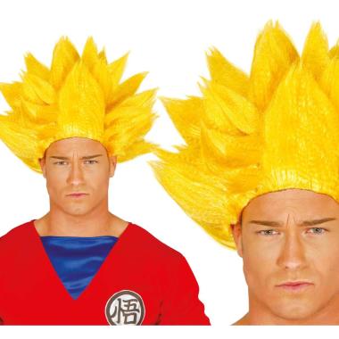 Parrucca Guerriero Male Dragon Ball Gialla |Guirca