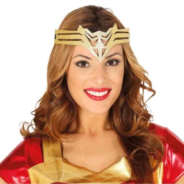 Diadema Super Eroe Oro |Guirca