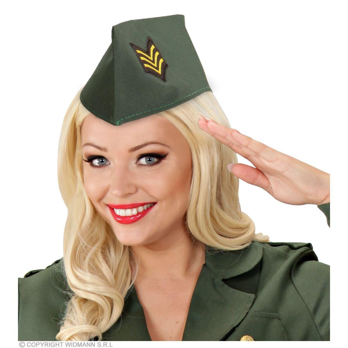 Cappello Berretto Militare Capitano Verde |Widmann