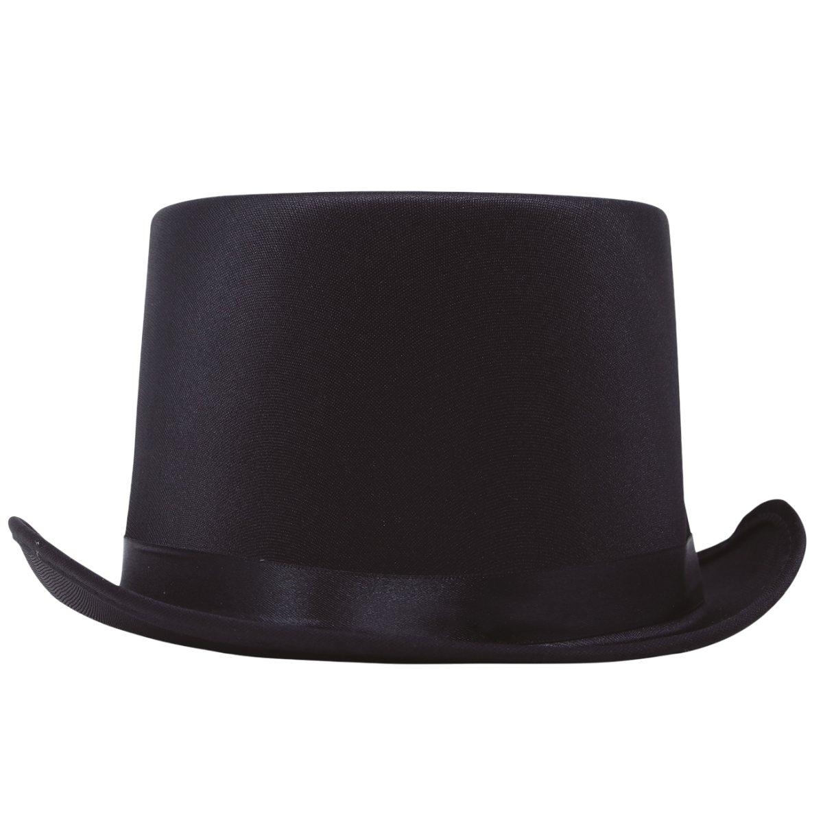 Cappello cilindro nero feltro