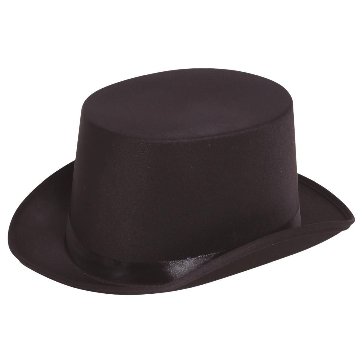 Cappello cilindro nero feltro