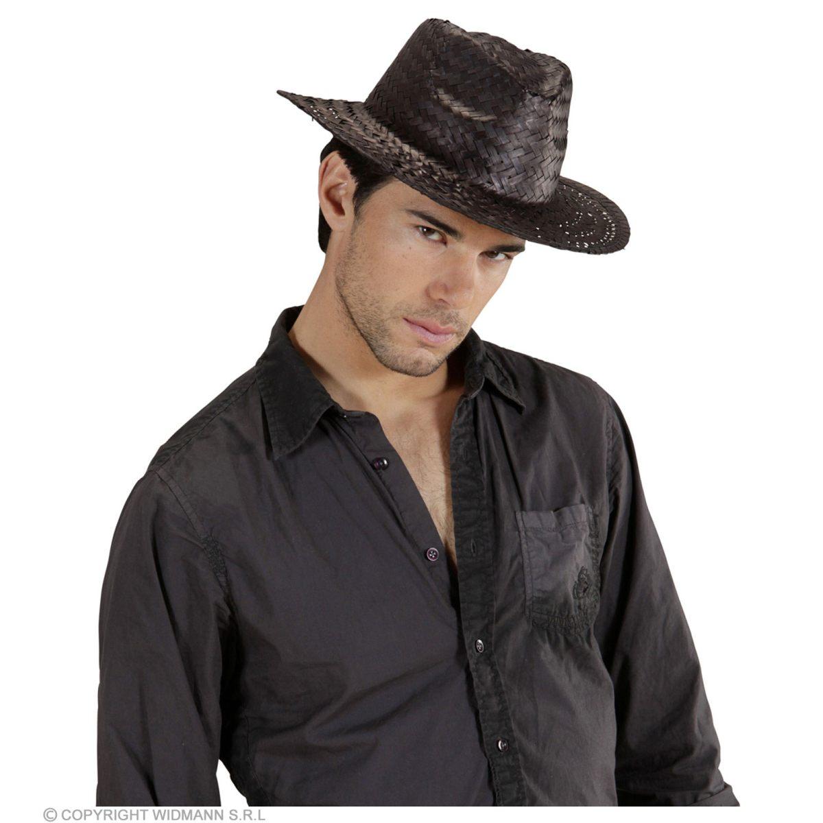 Cappello Borsalino Paglia Nero |Widmann