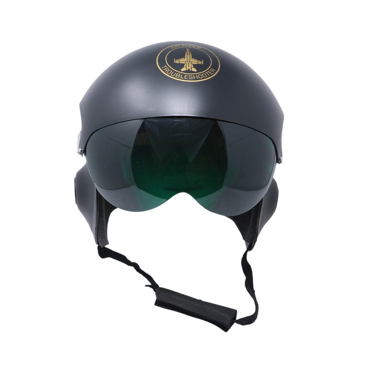 Casco pilota air force pvc nero