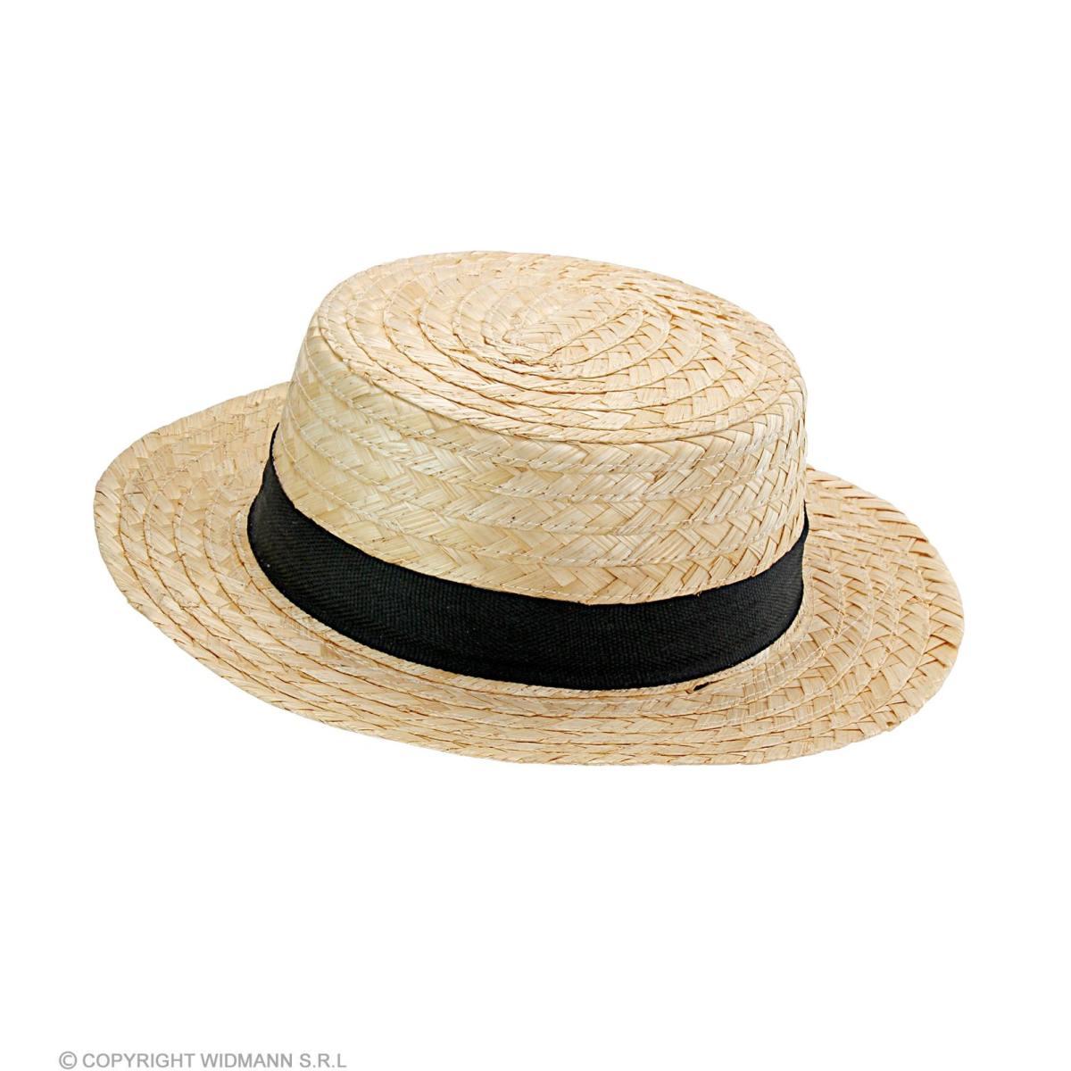 Cappello Paglietta con Fascia Nera |Widmann