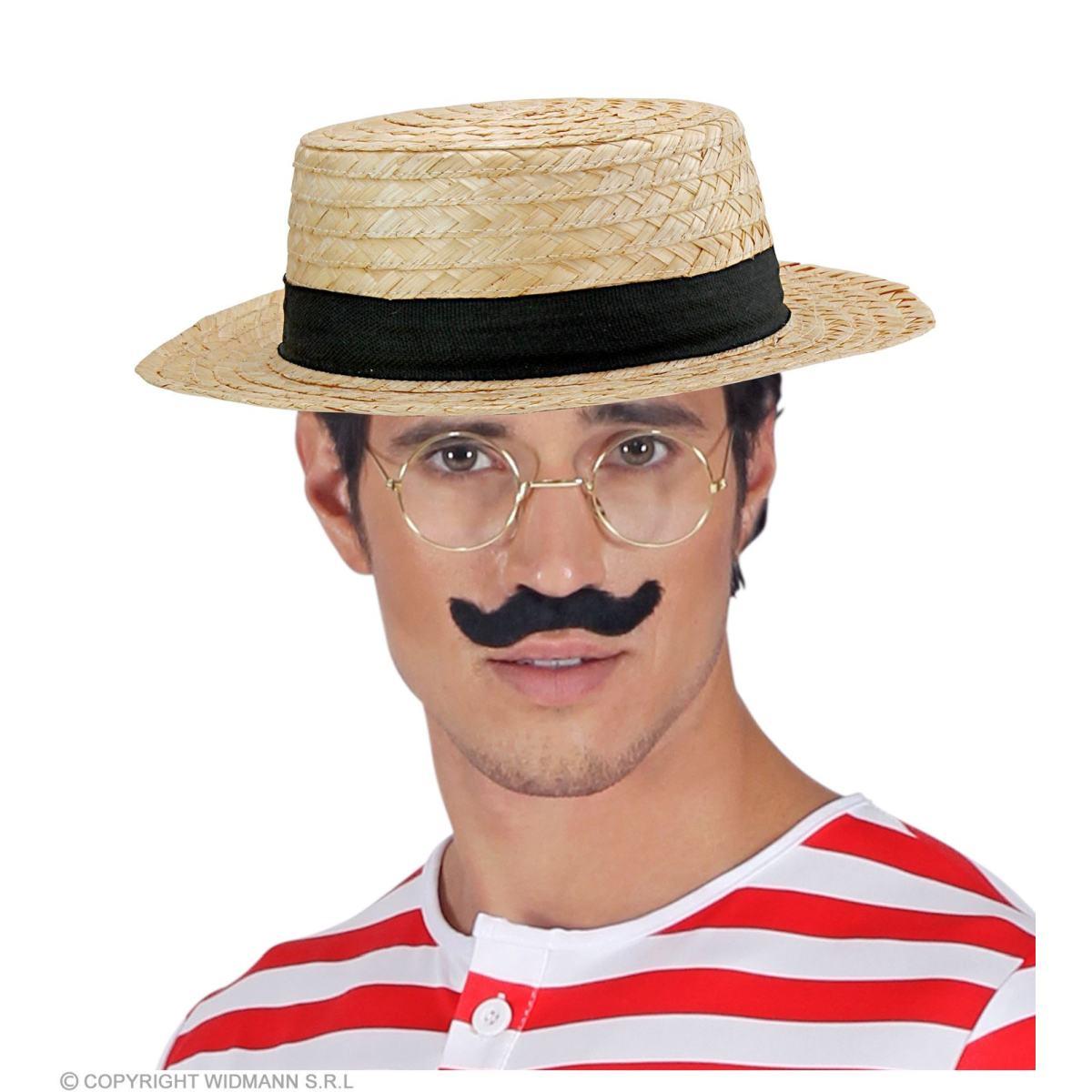 Cappello Paglietta con Fascia Nera |Widmann