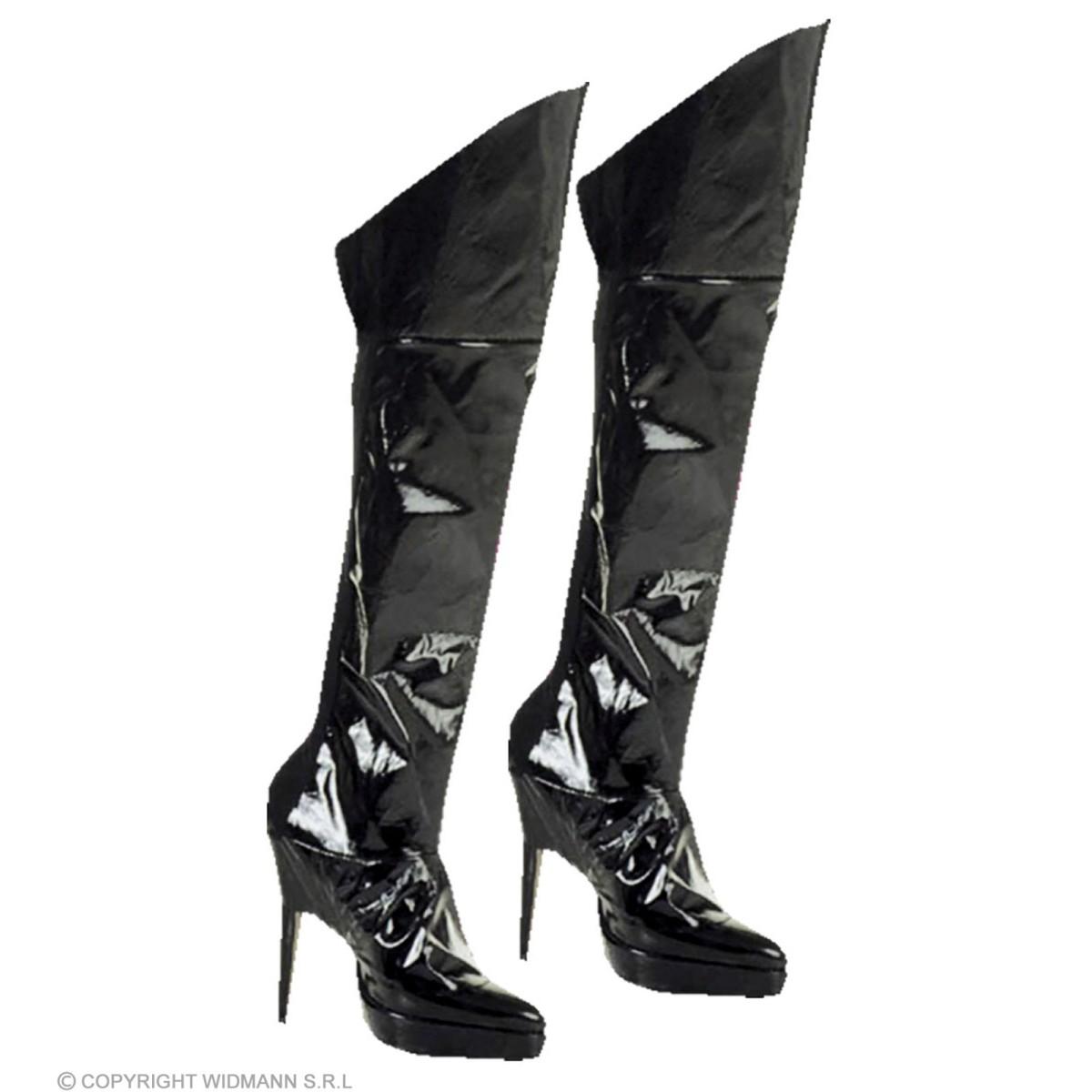 Copri Stivale Vinile Nero Lucido |Widmann