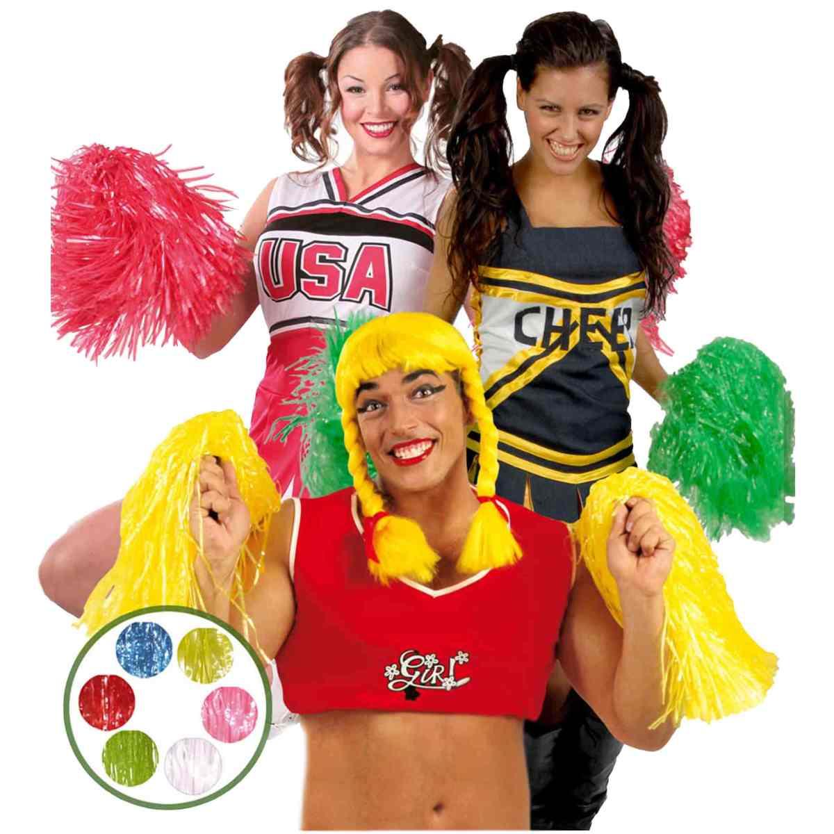 Pompon Set pz.2 Disponibili 6 Colori |Carnival Toys