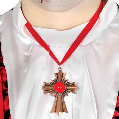 Collana Vampiro PVC con Croce Anticata
