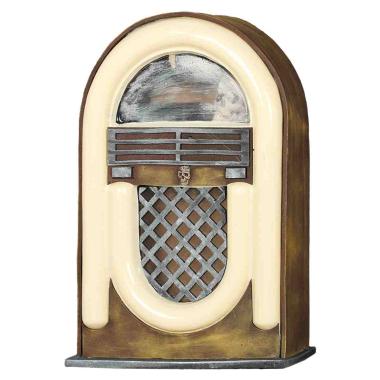 Radio Antica con Luce e Suono cm.22x10xh33