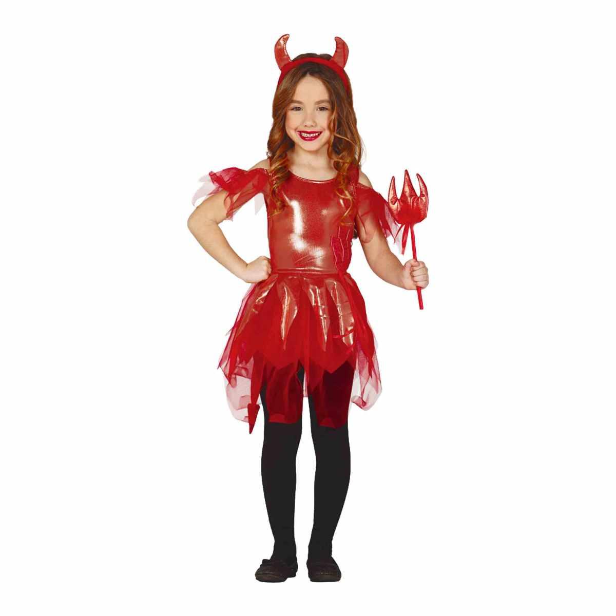 Costume Carnevale Bambina: Diavoletta Rossa in Vendita su