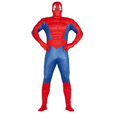 Costume Super Eroe Spider Muscoloso Uomo