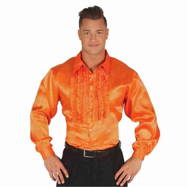Camicia Disco Arancione con Rouges