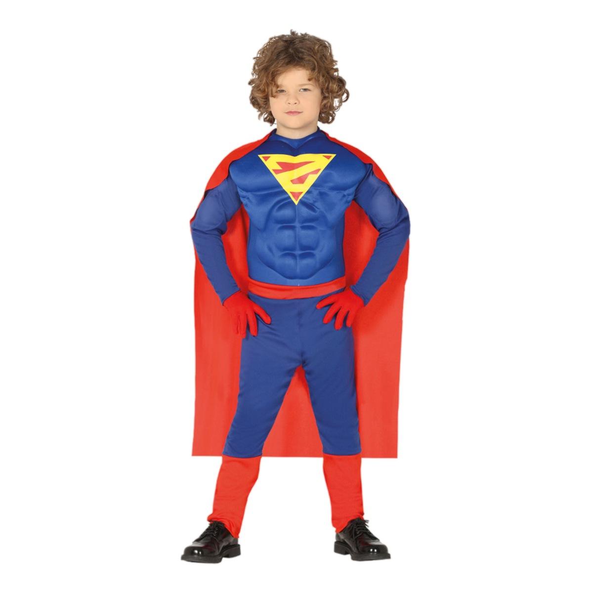 Costume Super Eroe Suoer con Muscoli |Guirca